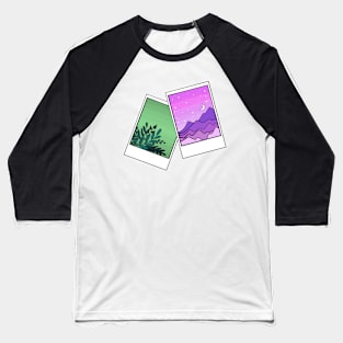 Polaroids - Nature Edition Baseball T-Shirt